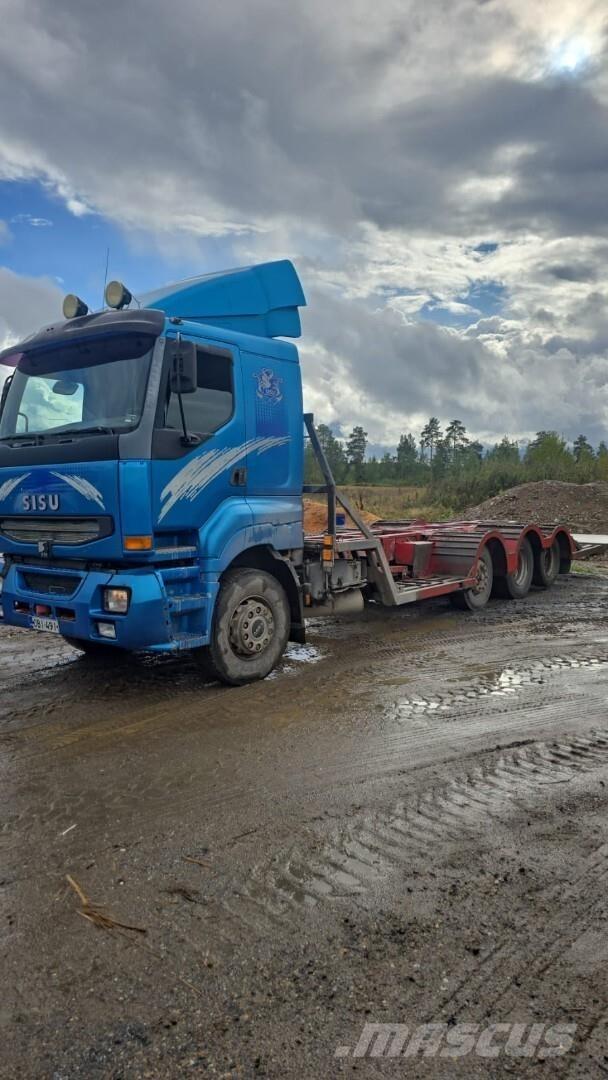 Sisu E12 Forest machine transport trucks
