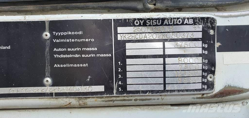 Sisu E12 8X2 Kiper kamioni