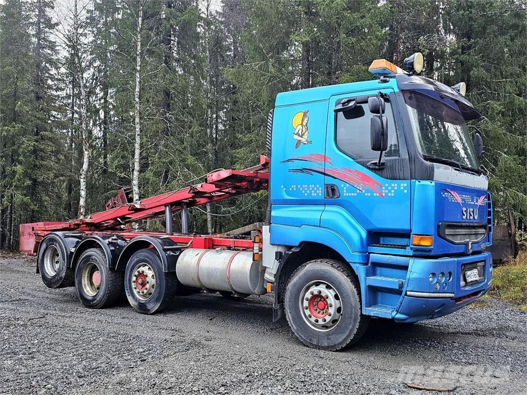 Sisu E12M 8X2 Rol kiper kamioni s kukama za dizanje