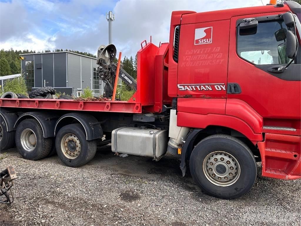 Sisu E14 8x2 Rol kiper kamioni s kukama za dizanje