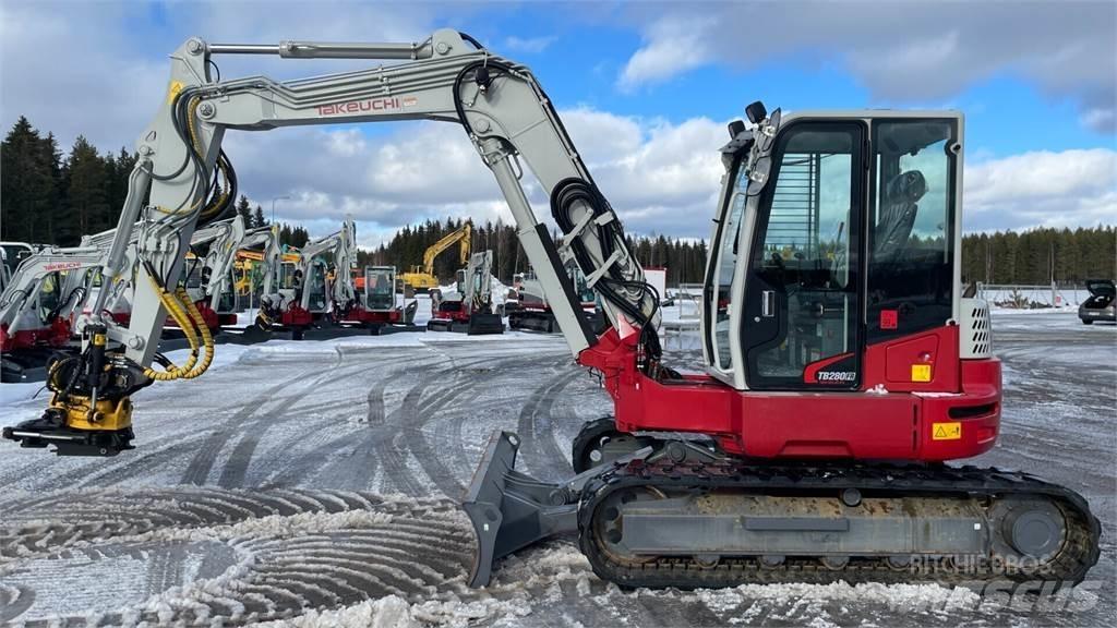 Takeuchi TB280FR Midi bageri 7t – 12t