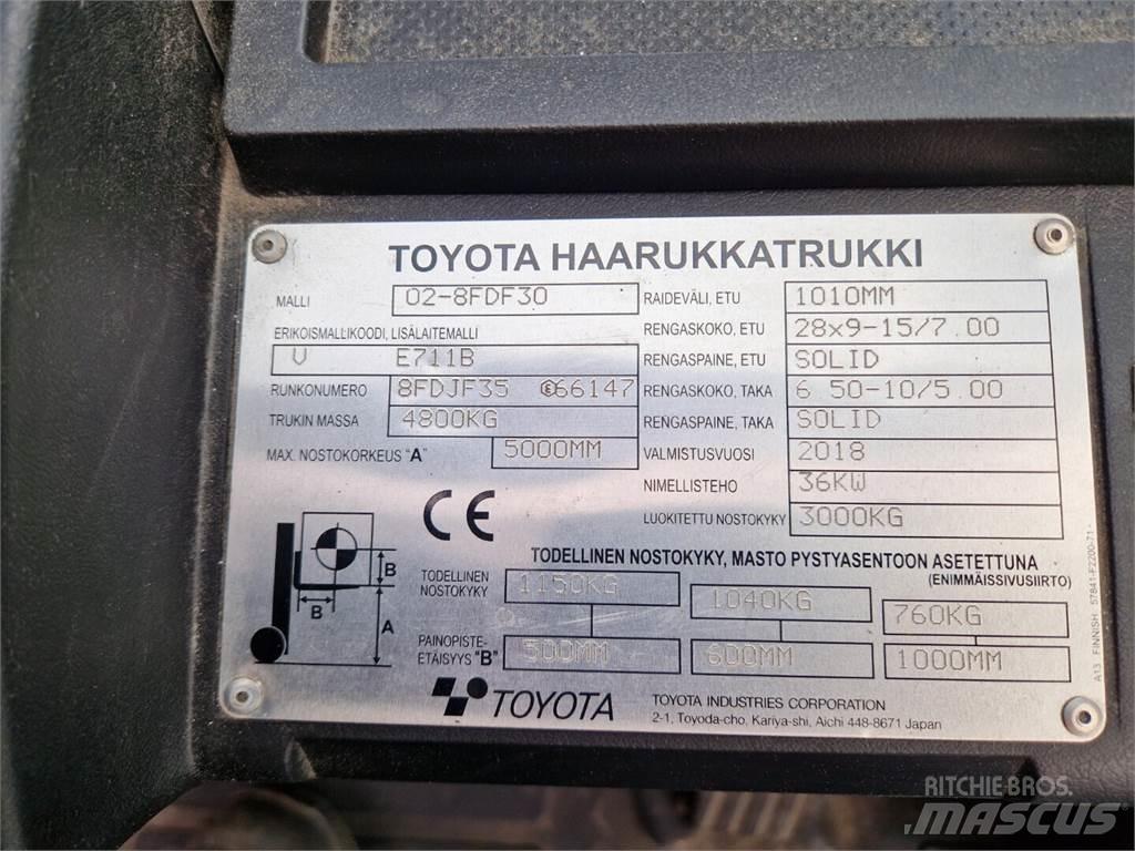Toyota 02-8FDF30 Dizelski viličari