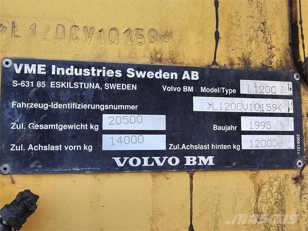 Volvo BM L120C Utovarivači na kotačima
