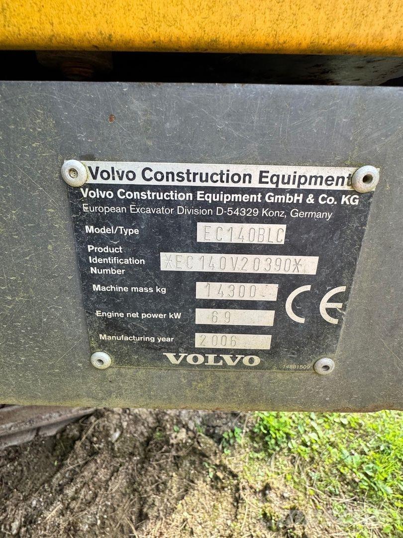 Volvo EC 140 BLC Bageri gusjeničari