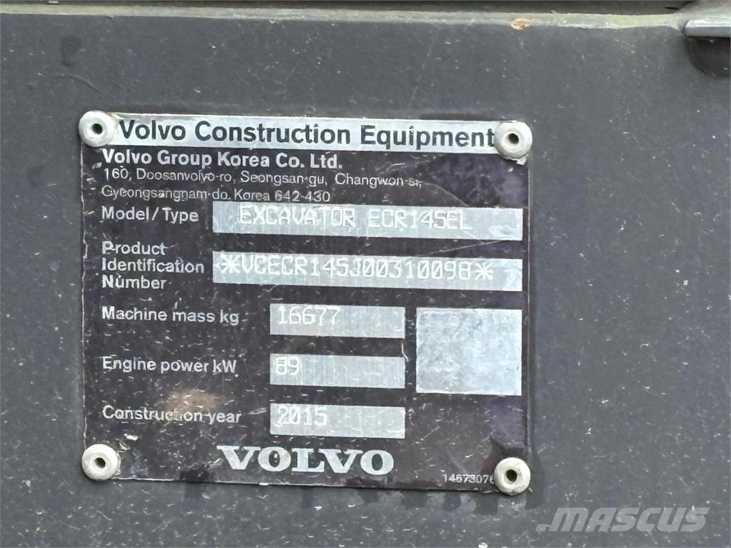 Volvo ECR 145 EL Bageri gusjeničari