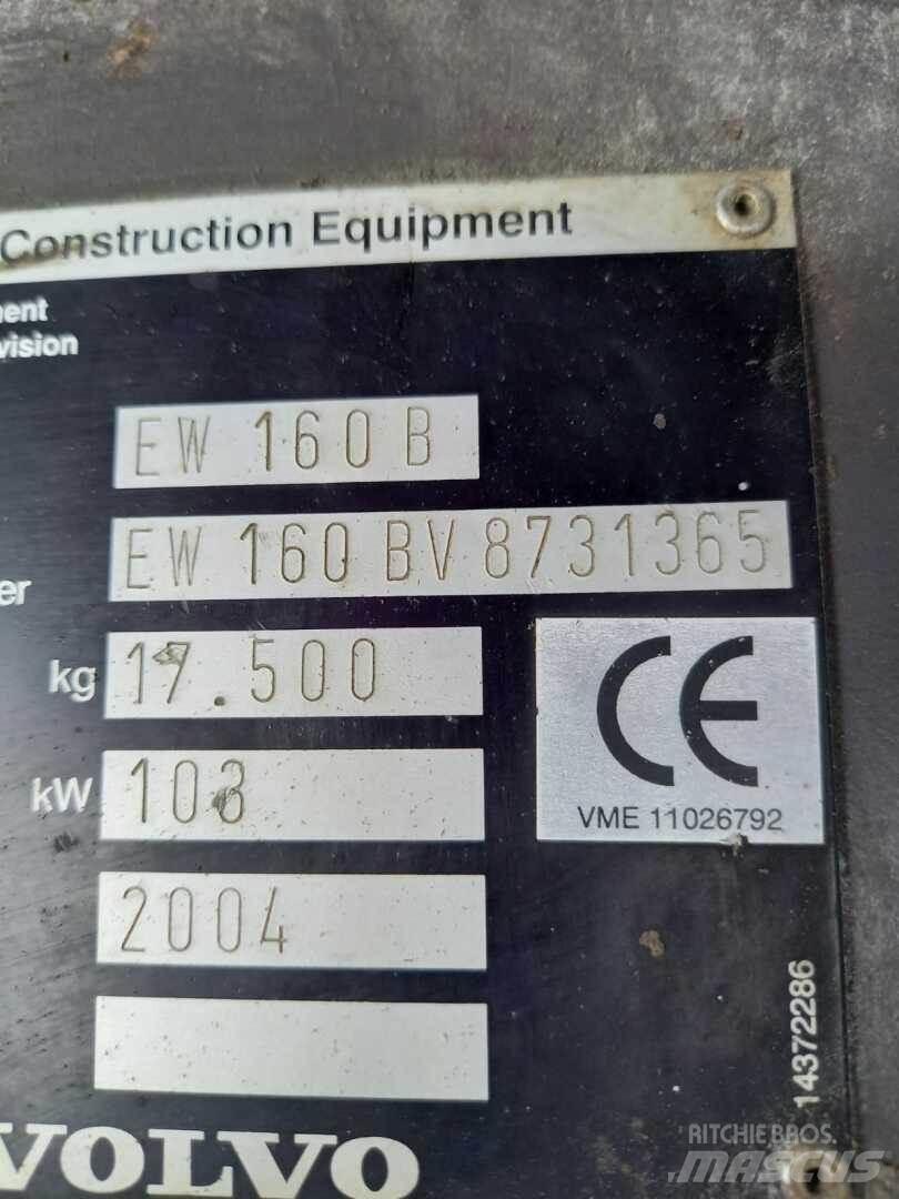 Volvo EW 160 B Bageri gusjeničari