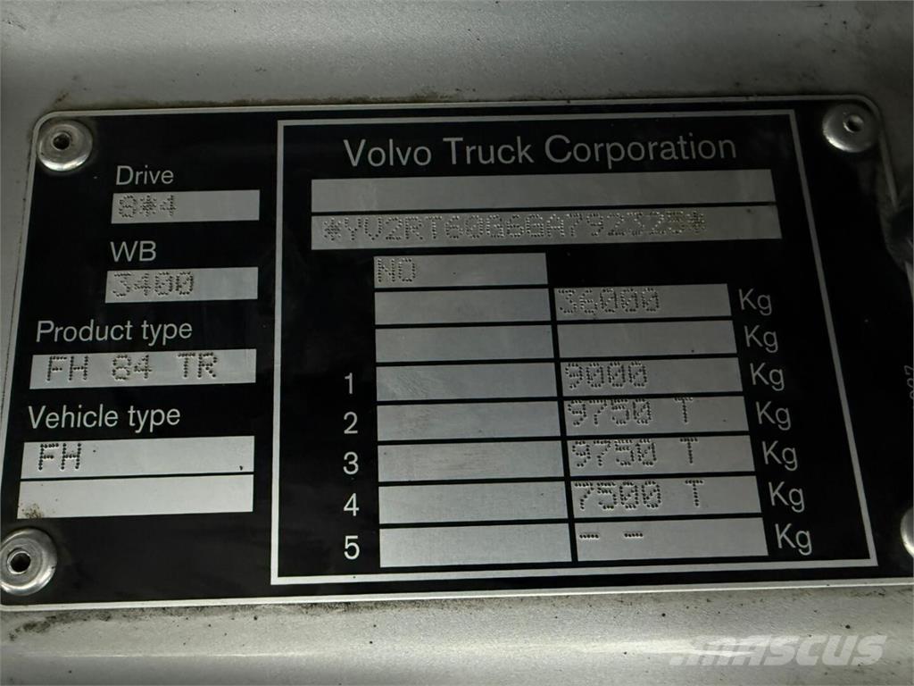 Volvo Fh13 540 Rol kiper kamioni s kukama za dizanje