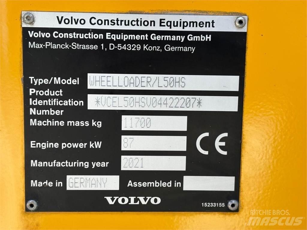 Volvo L 50 H S Utovarivači na kotačima