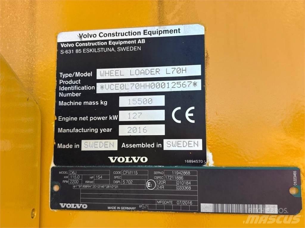 Volvo L 70 H Utovarivači na kotačima