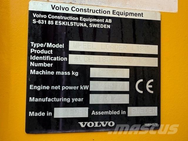 Volvo L180H Utovarivači na kotačima