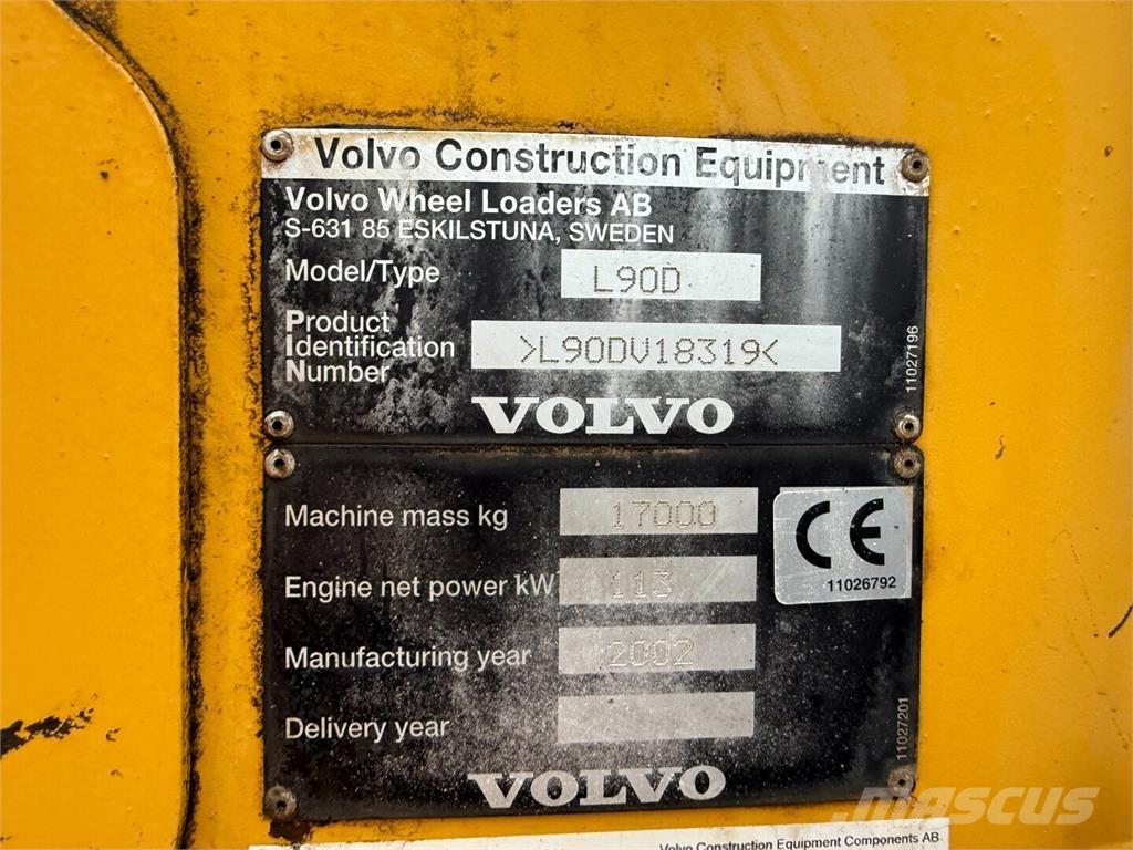 Volvo L90D Utovarivači na kotačima