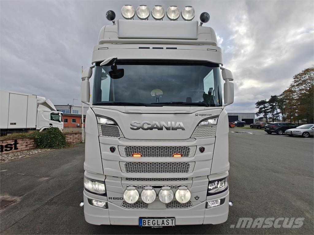 Scania R660 Rol kiper kamioni s kukama za dizanje