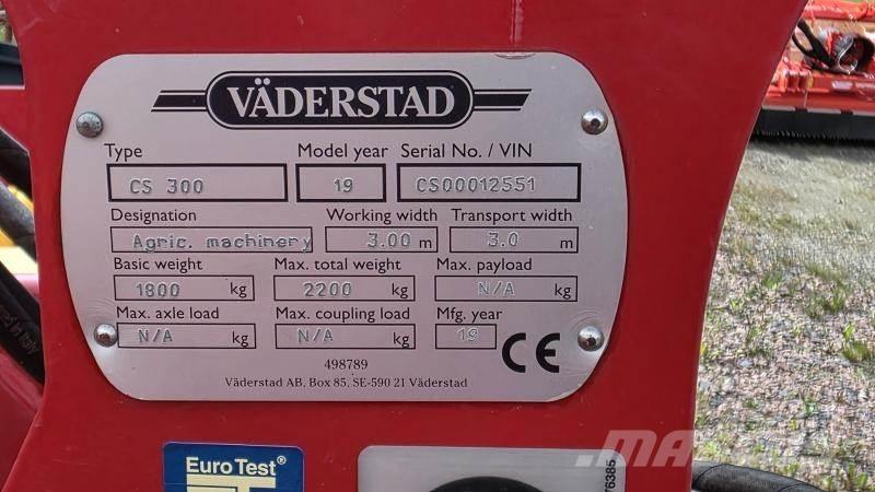 Väderstad Cultus 300 Drugi strojevi i priključci za obradu zemlje