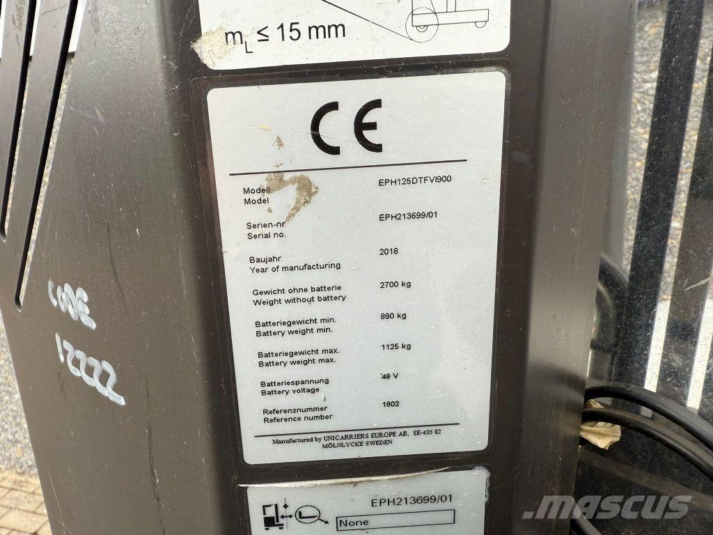 Atlet EPH125DTFVI900 Visokopodizni komisioni viličar