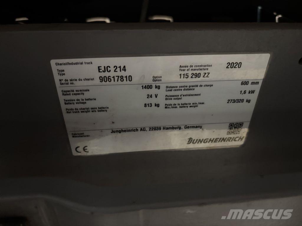 Jungheinrich EJC 214 Ručni električni viličar