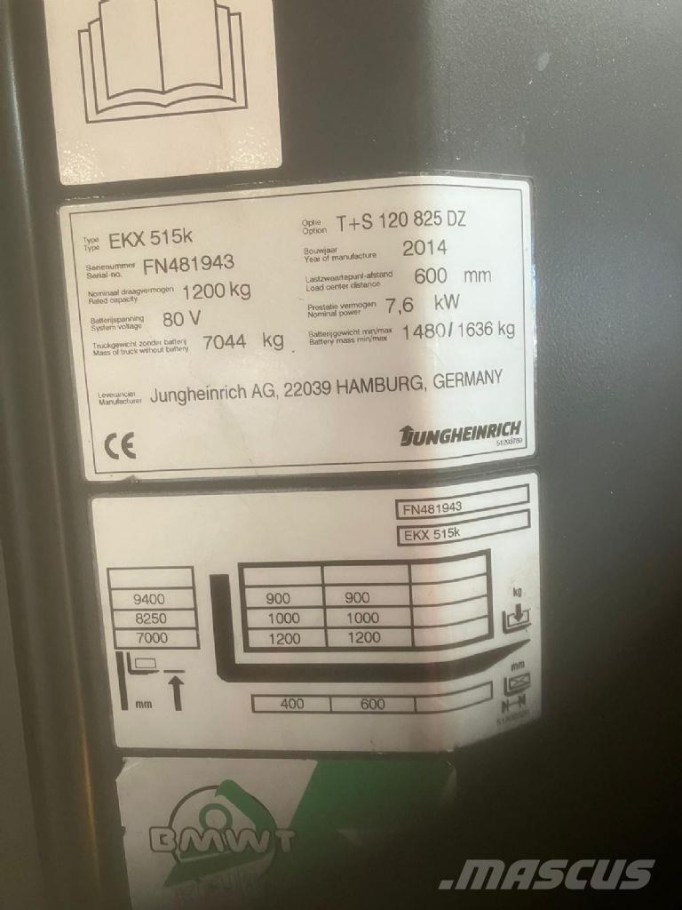 Jungheinrich EKX 515k Visokopodizni komisioni viličar