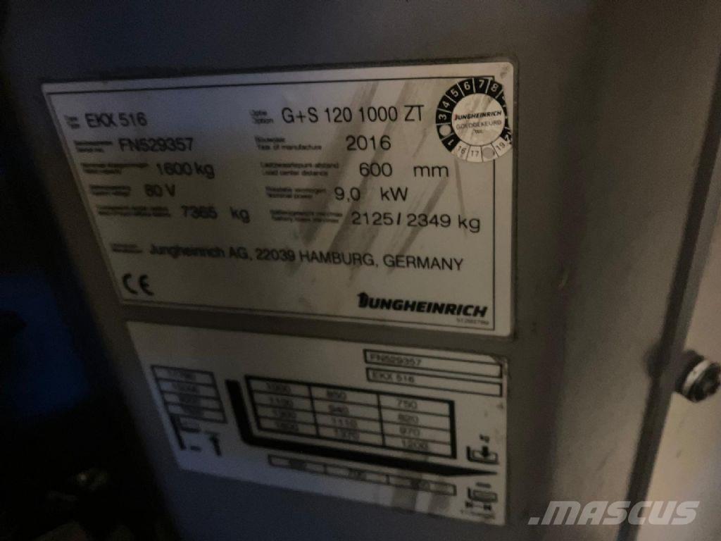 Jungheinrich EKX 516 Visokopodizni komisioni viličar