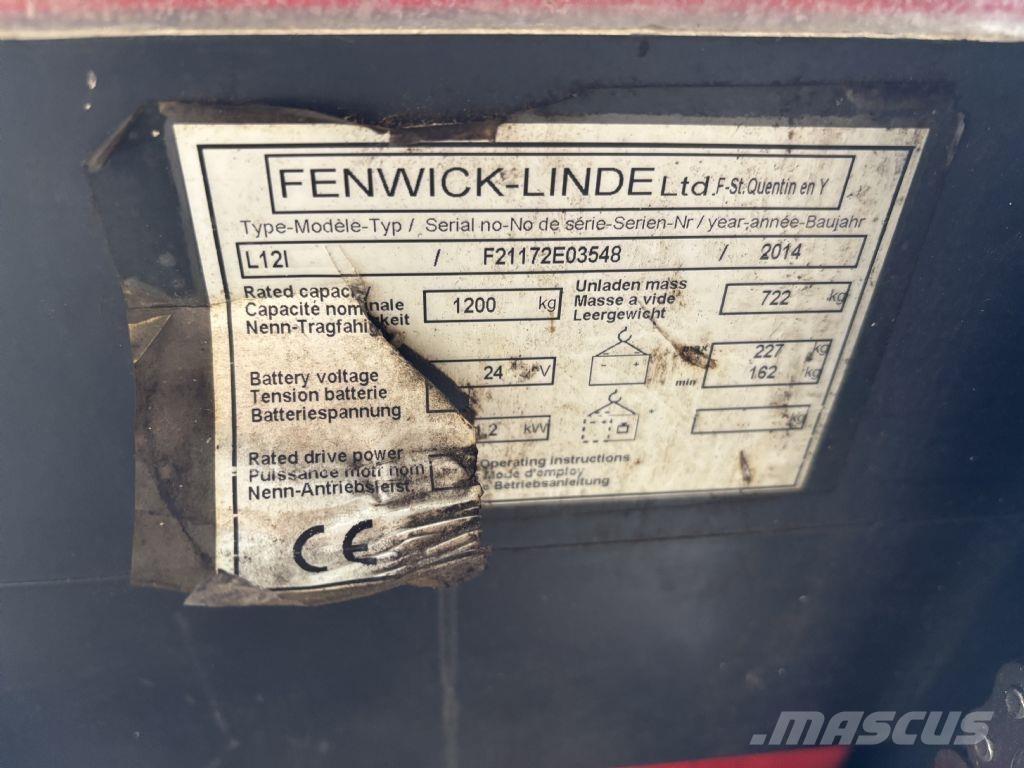 Linde L12i Ručni električni viličar