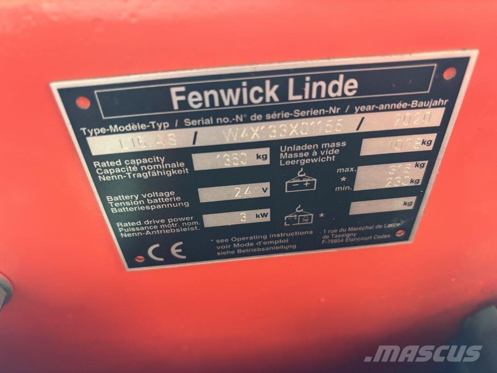 Linde L16.AS Ručni električni viličar