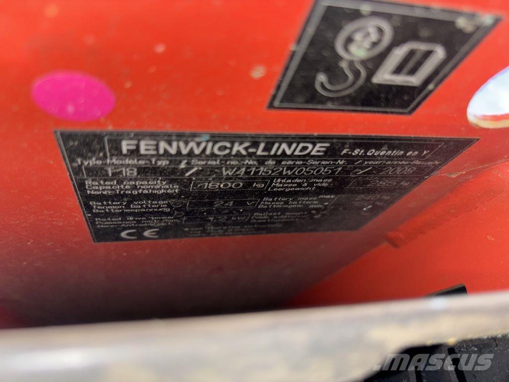 Linde T18 Nisko podizni električni viličar