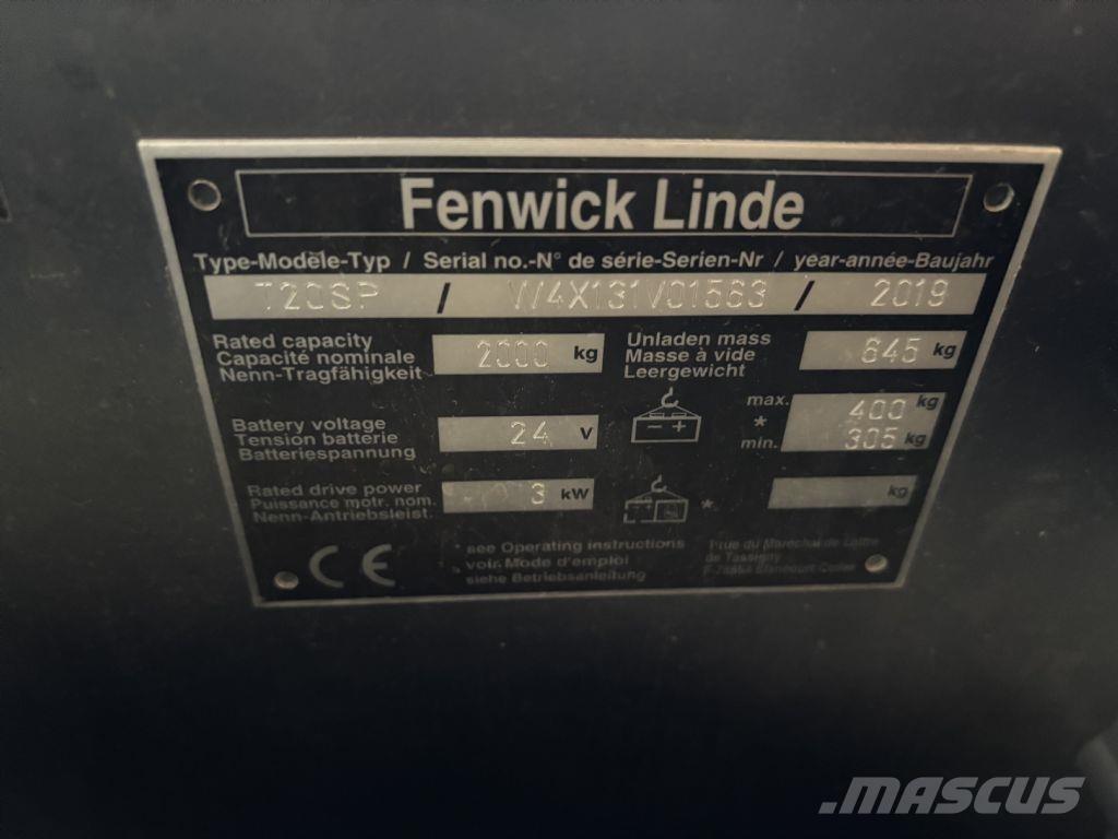 Linde T20 SP Samopogonski ručni viličari