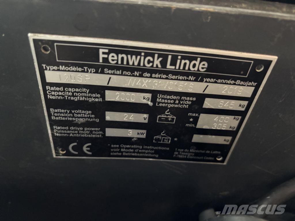 Linde T20 SP Samopogonski ručni viličari