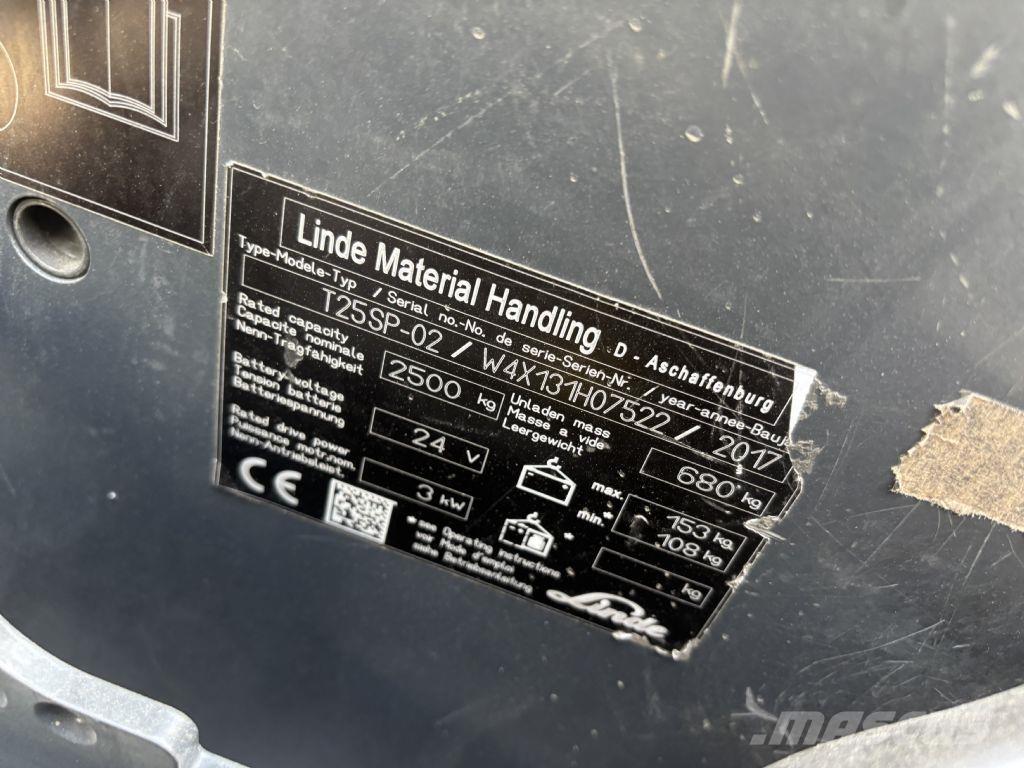 Linde T25SP-02 Samopogonski ručni viličari