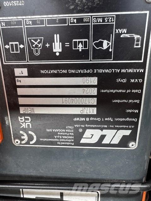 JLG X17JP Spider Teleskopske samohodne platforme