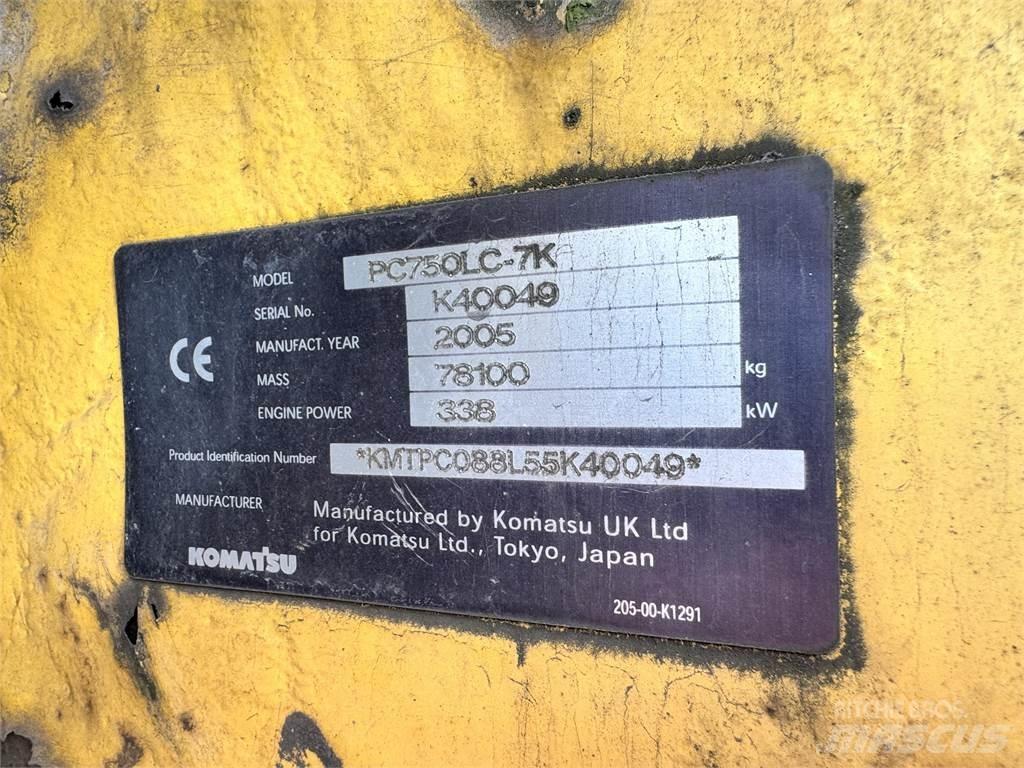 Komatsu PC750LC-7K Bageri gusjeničari
