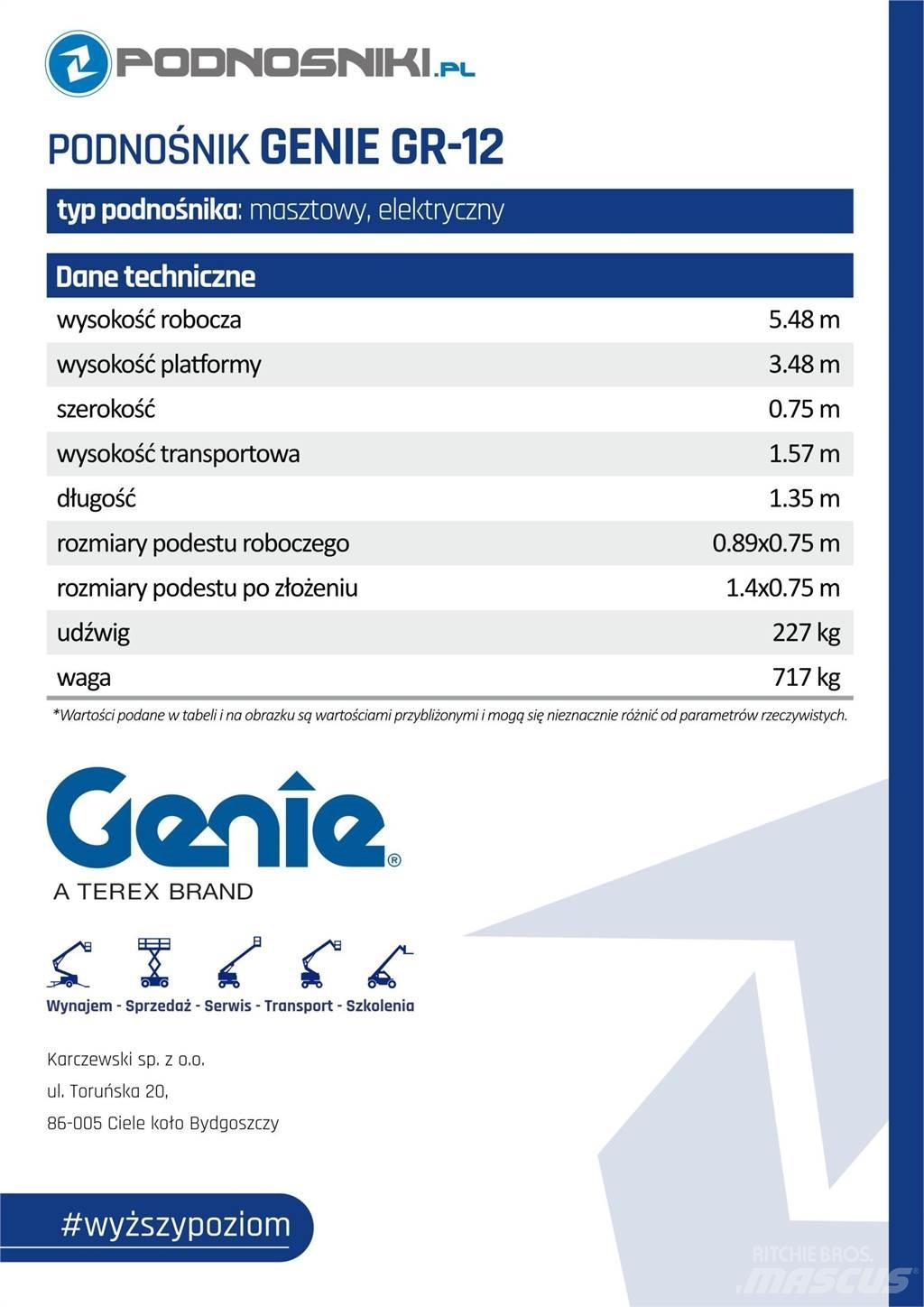Genie GS-4047 Škaraste platforme