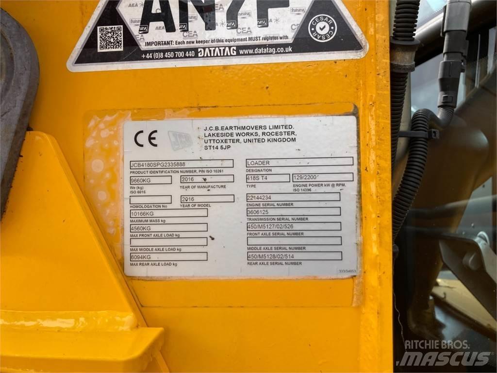 JCB 418S Poljoprivredni teleskopski utovarivači