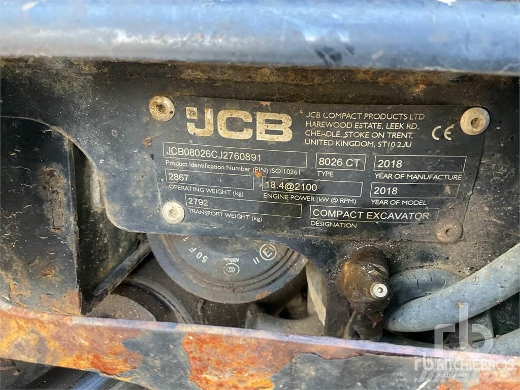 JCB 8026CT Mini bageri <7t