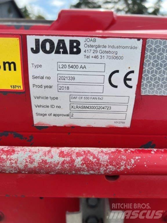 DAF CF 530 6x2*4 FAN Rol kiper kamioni s kukama za dizanje