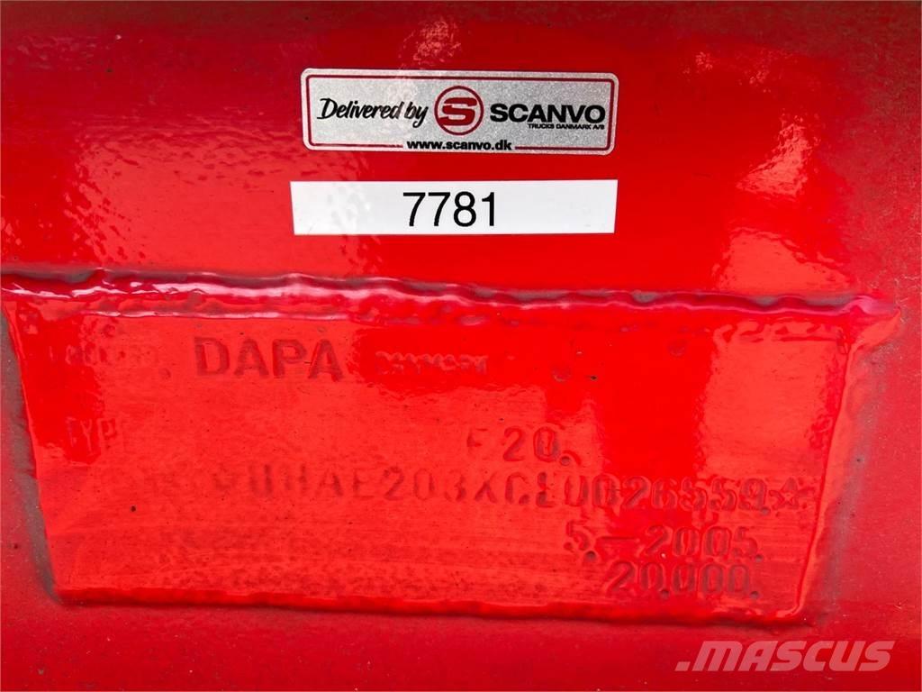 Dapa 20 ton wirehejs Demontažne prikolice