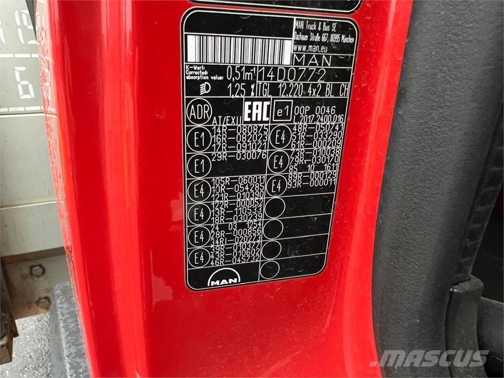 MAN TGL 12-220 BL Kamioni sa ceradom