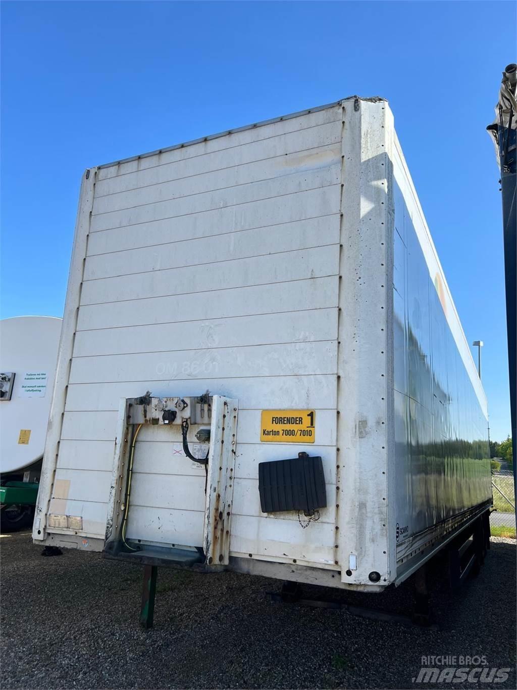 Schmitz 13,6 mtr boks Sanduk poluprikolice
