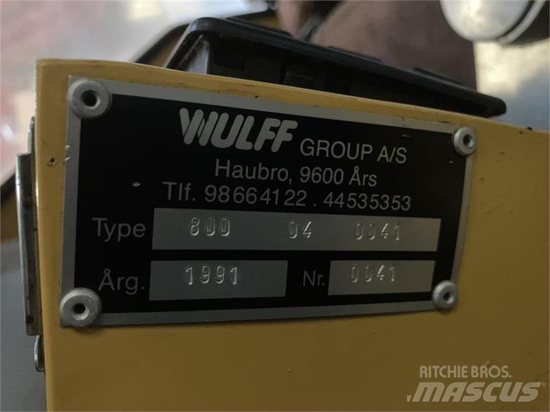 Wulff 800 Vozila za prijevoz opreme za rad