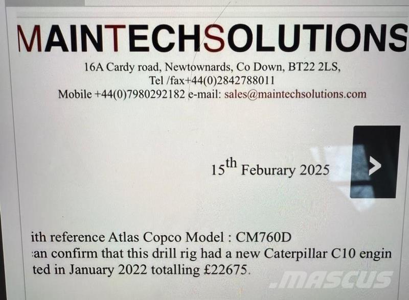 Atlas Copco CM-760D Građevinarstvo – ostalo