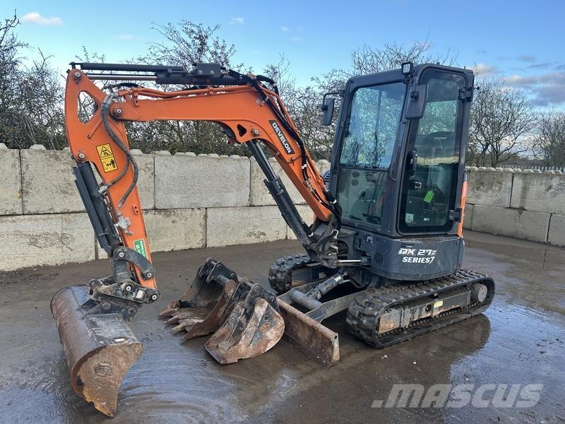 Doosan DX27 Bageri gusjeničari