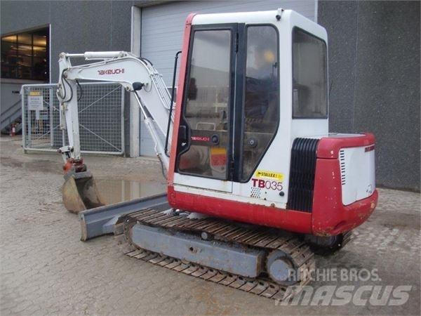 Takeuchi TB035 Mini bageri <7t