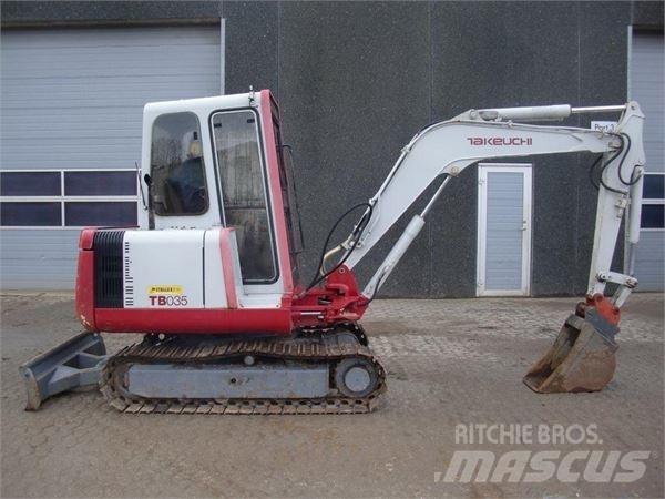 Takeuchi TB035 Mini bageri <7t