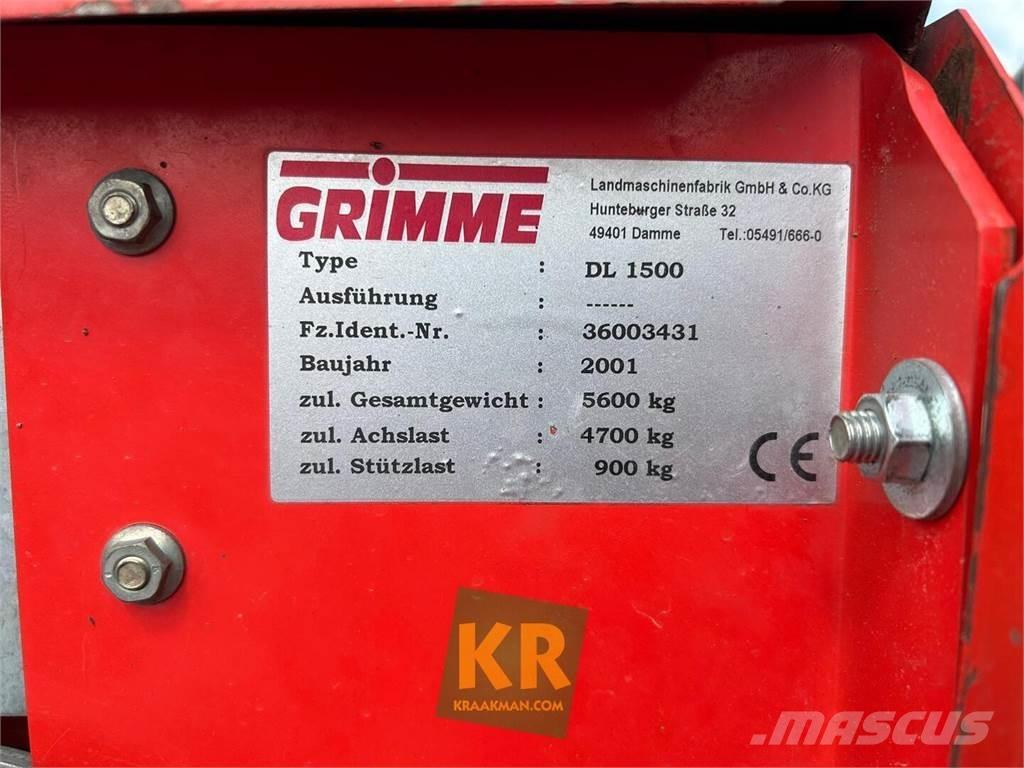 Grimme dl 1500 Skupljači i kopači krumpira