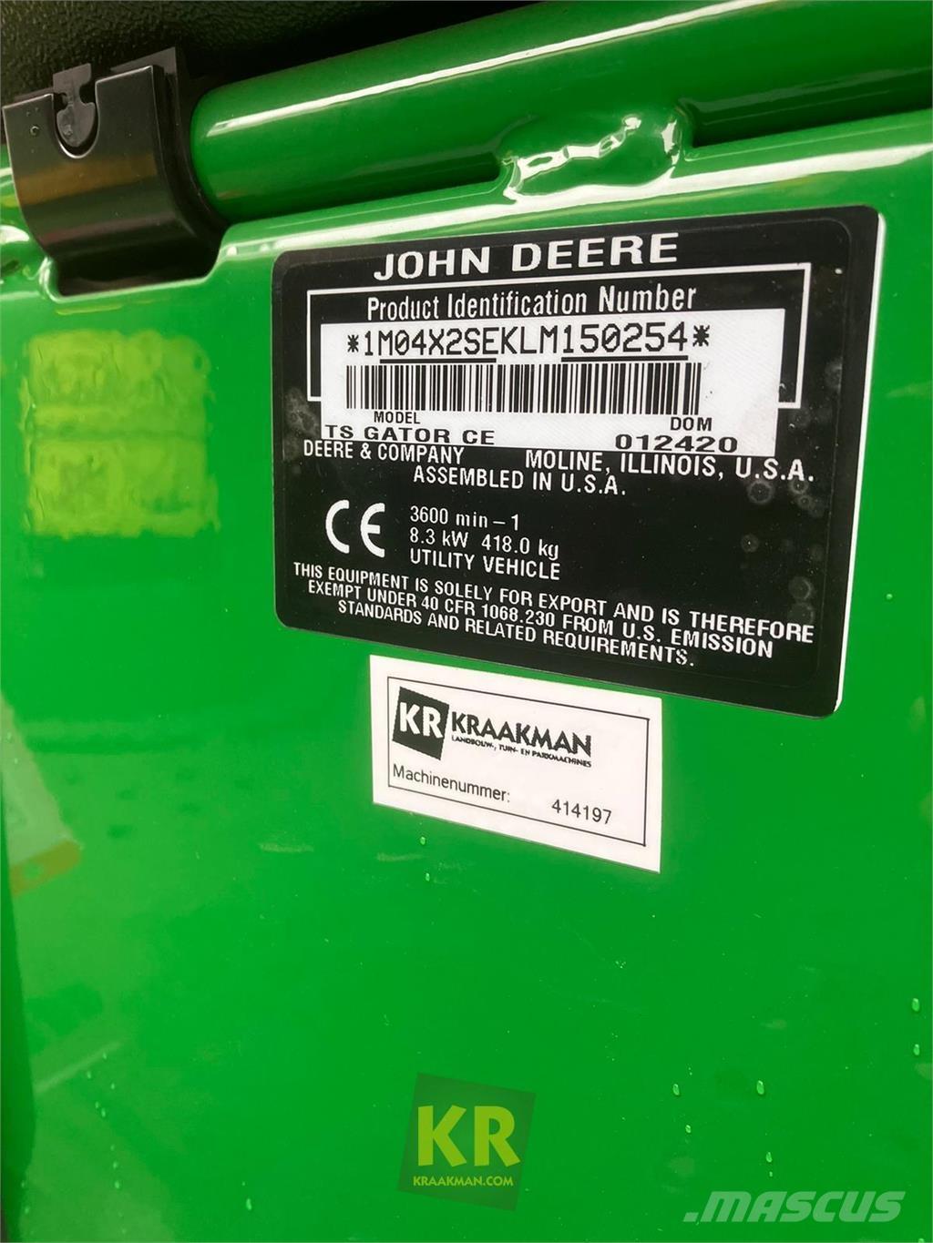 John Deere TS 4X2 Terenska vozila