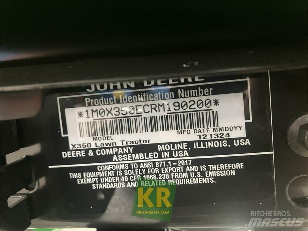 John Deere X350 Traktorske kosilice