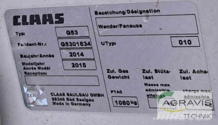 CLAAS VOLTO 800 Okretači i sakupljači sijena