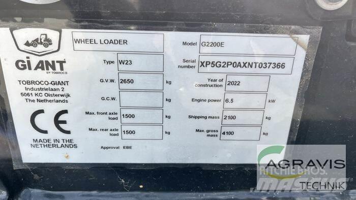 GiANT G2200E Utovarivači na kotačima