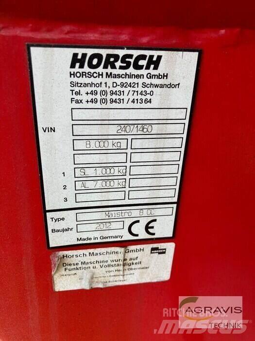 Horsch MAISTRO 8 CC Sijačice