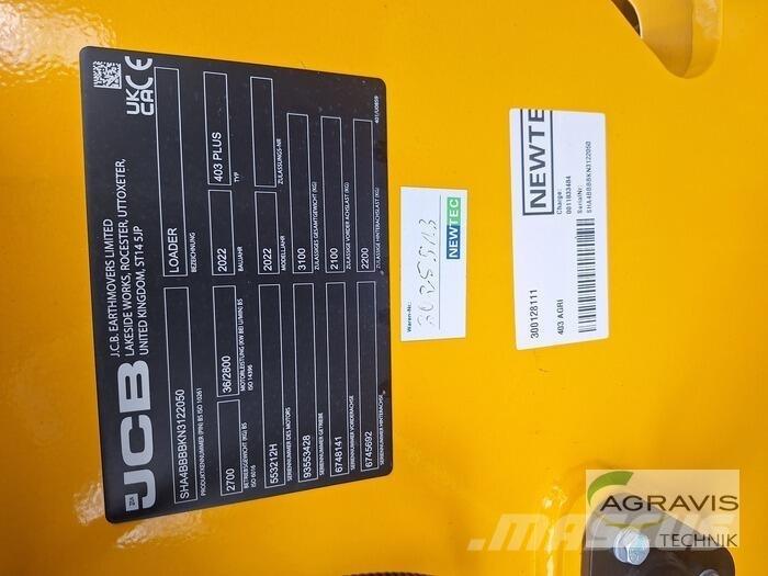 JCB 403 AGRI Utovarivači na kotačima