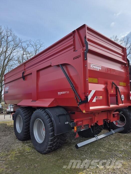 Krampe BIG BODY 750 Kiperi prikolice