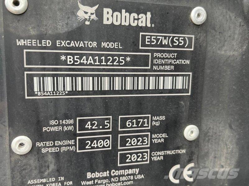 Bobcat E57W Bageri na kotačima